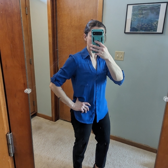 Express and Loft chiffon blouses - Picture 4 of 8